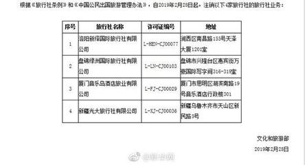 文化和旅游部強(qiáng)化出境游市場(chǎng)監(jiān)管，16家旅行社業(yè)務(wù)資質(zhì)被取消